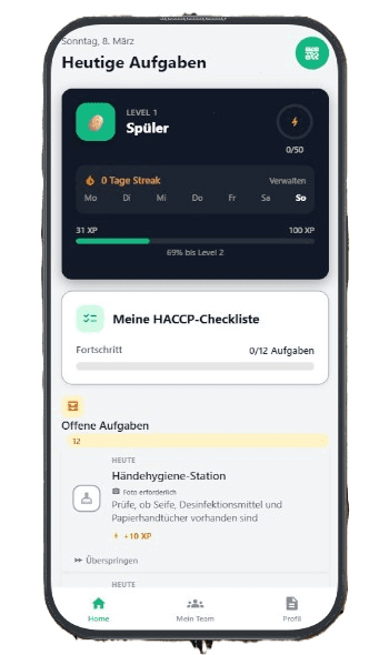 HACCP-Dokumentation ohne Papierchaos.